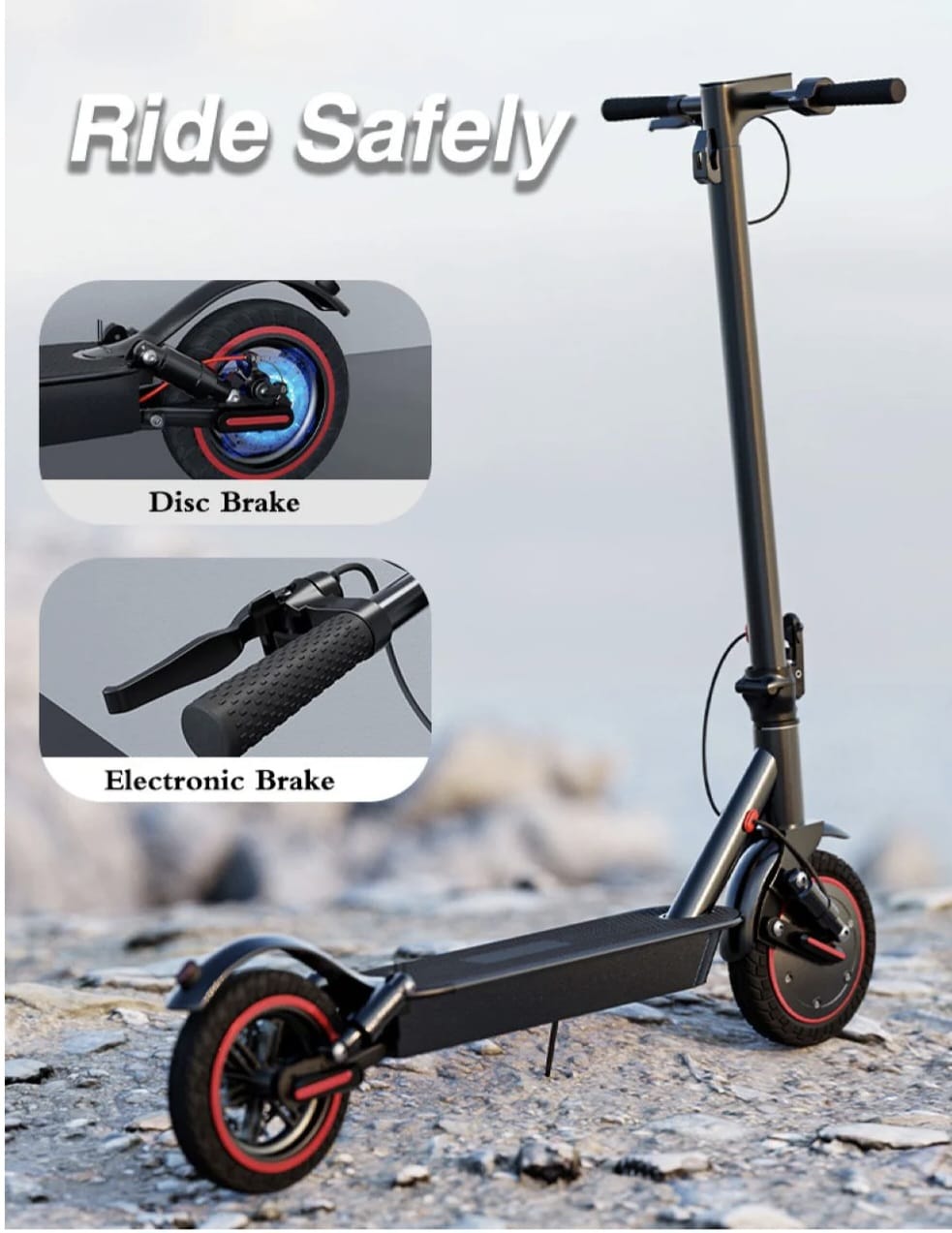 T1 Pro Electric Scooter 36V 350W 10.4Ah - Slika 2